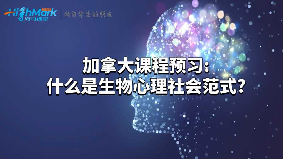 加拿大課程預(yù)習(xí):什么是生物心理社會范式?