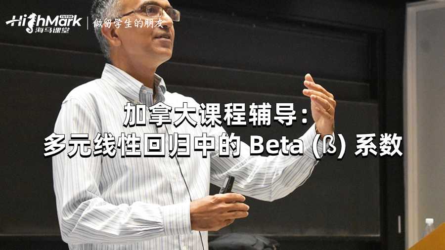 加拿大課程輔導：多元線性回歸中的 Beta (?) 系數(shù)