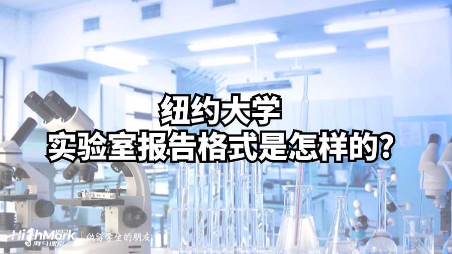 紐約大學實驗室報告格式是怎樣的?