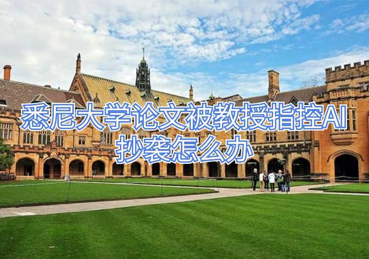 悉尼大學(xué)論文被教授指控AI抄襲怎么辦