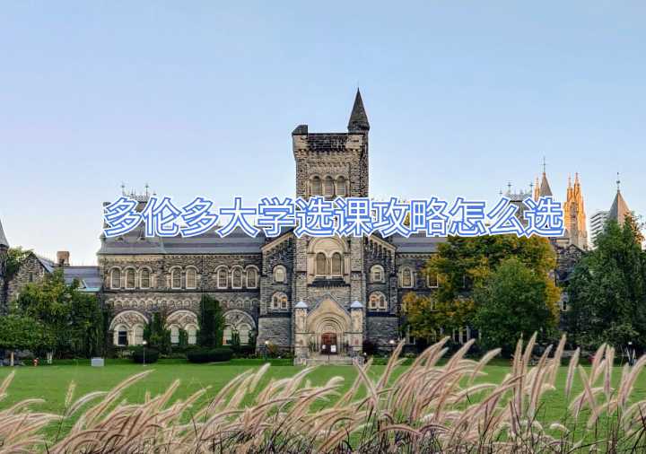 多倫多大學選課攻略怎么選