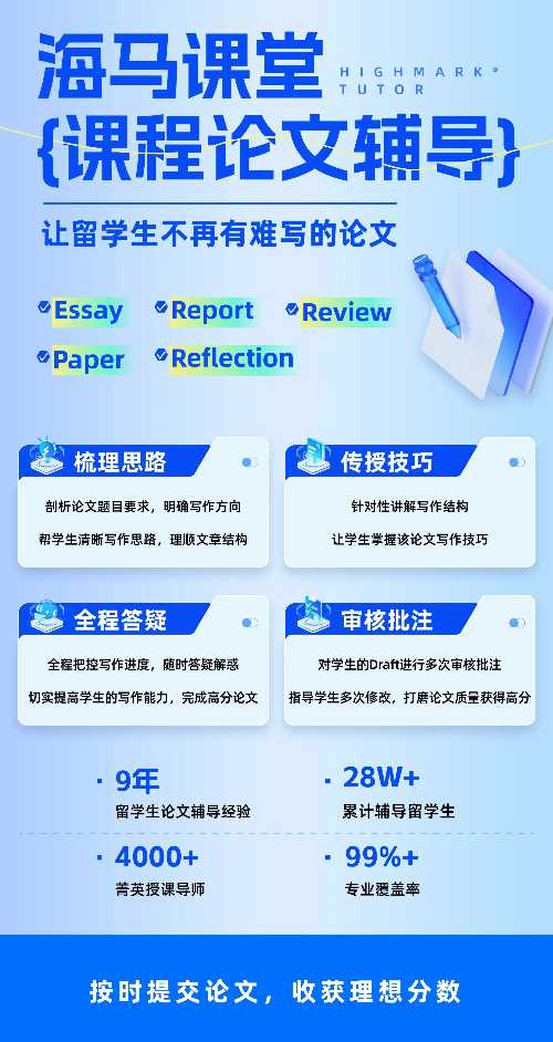 留學生化學論文輔導