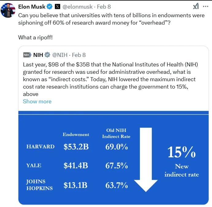 特朗普削減科研經(jīng)費(fèi)