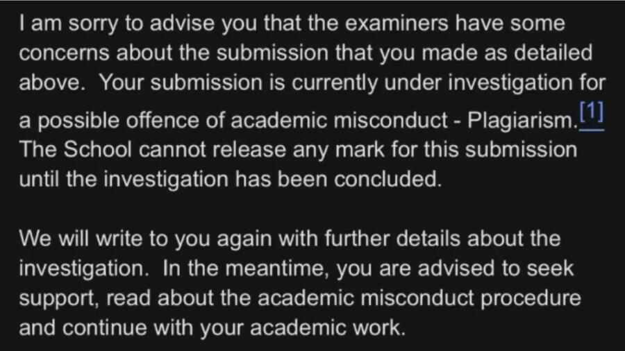 利茲大學(xué)收到了學(xué)術(shù)不端的郵件怎么辦？